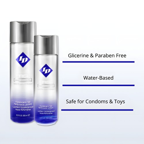 ID Free Hypoallergenic Waterbased Lubricant 30ml