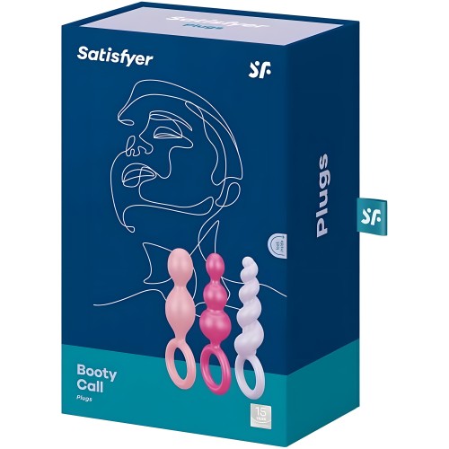 Set De 3 Plug Anal Multicolor Satisfyer Booty Call
