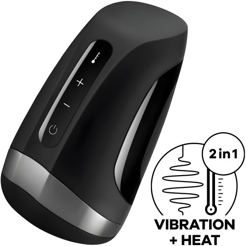 Satisfyer Men Heat and Vibration Masturbator