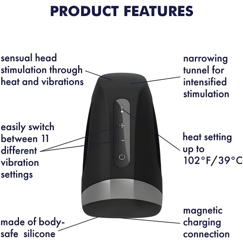 Masturbador Satisfyer Men Calor y Vibración