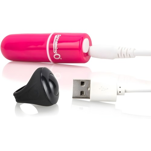Vibrador Charged Vooom Rosa - Control Remoto