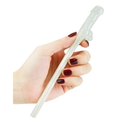 Lovetoy Glow In The Dark Willy Straws