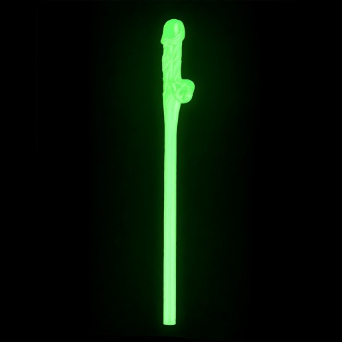 Lovetoy Glow In The Dark Willy Straws