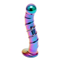 Sensual Multi Coloured Glass Nikita Dildo - Rimba