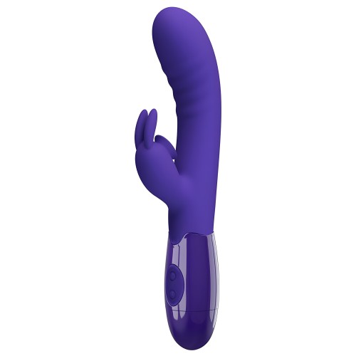 Vibrador Conejito Pretty Love Cerberus Youth - Púrpura