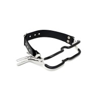 Rimba Jennings Mouth Clamp With Strap - Black