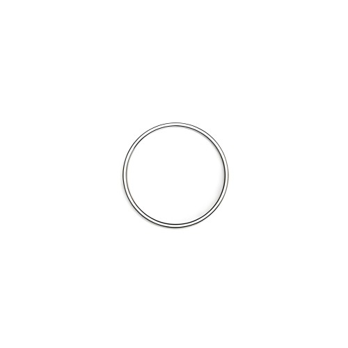 Anillo para el Pene Sólido de Acero Inoxidable 0.5cm Ancho 30mm