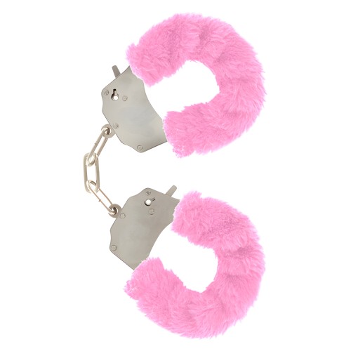 ToyJoy Furry Fun Wrist Cuffs - Pink