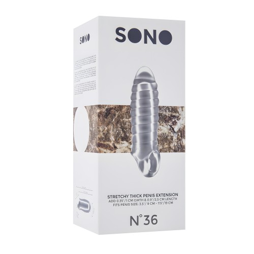 Sono No.36 Stretchy Thick Penis Extension Transparent