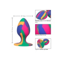 Cheeky Medium Tie Dye Butt Plug - 3 Inches