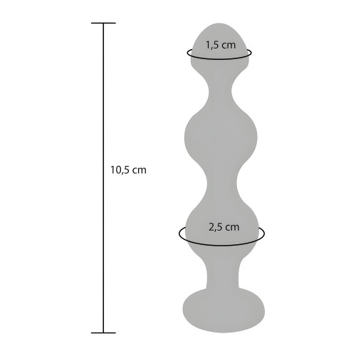 Diamond Star Beads Small Butt Plug - Toy Joy