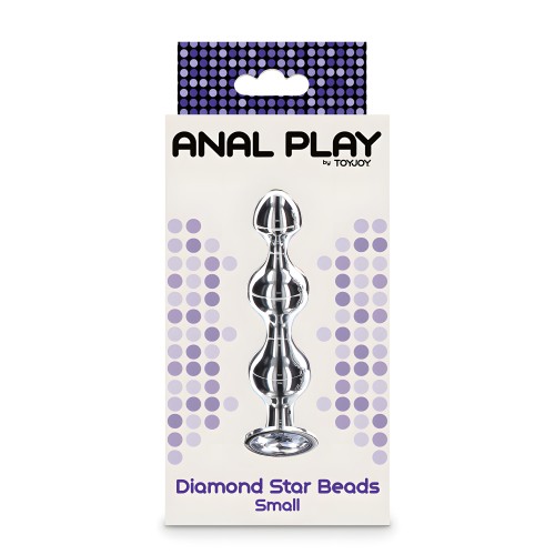 Diamond Star Beads Small Butt Plug - Toy Joy