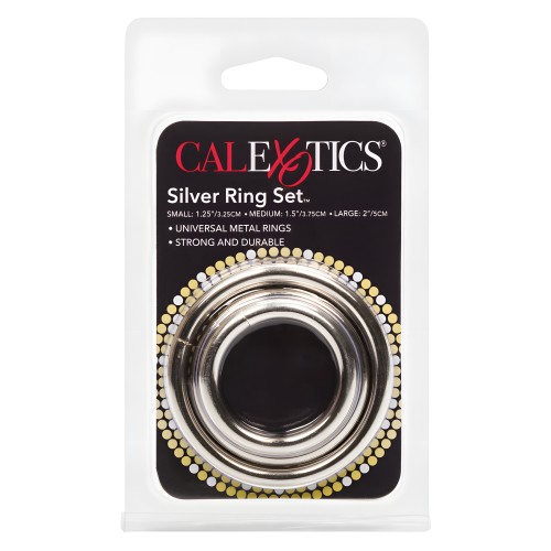 3 Piece Silver Ring Set