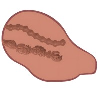 Masturbador Vibrante Big Ass Banger - Negro