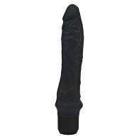 Vibrador Clásico de Silicona ToyJoy Get Real Negro
