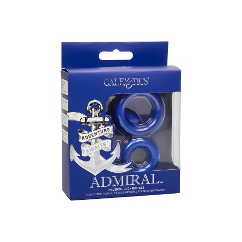 Set de Anillos para el Pene Admiral Universal Azul
