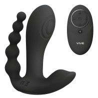Vive Kata Vibrador Doble Penetrador Negro
