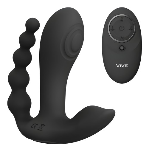Vive Kata Vibrador Doble Penetrador Negro