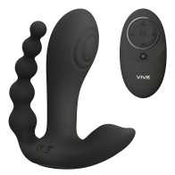 Vive Kata Vibrador Doble Penetrador Negro