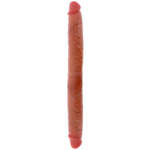 ToyJoy Doble Dong de Silicona con Piel Foreskin 18 Pulgadas