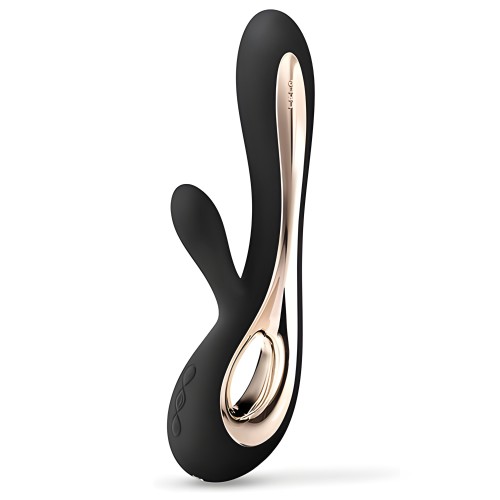 Lelo Soraya 2 Dual Rabbit Vibrator Black 8.75 Inches
