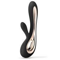 Lelo Soraya 2 Vibrador Conejito Dual Negro 8.75 Pulgadas