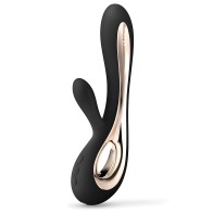 Lelo Soraya 2 Dual Rabbit Vibrator Black 8.75 Inches