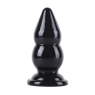 Hidden Desire Extreme Balls Butt Plug - 6.6 Inches - Black
