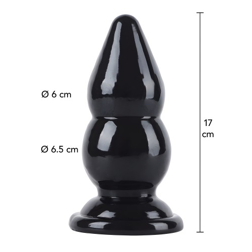 Plug Anal Extreme Balls Hidden Desire - 6.6 Pulgadas - Negro