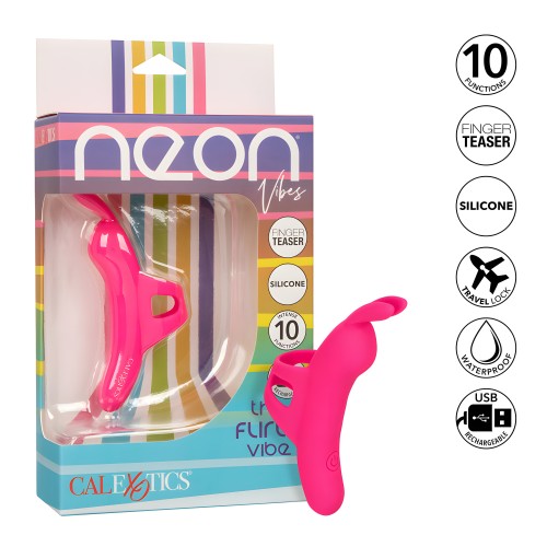 Neon Vibes The Flirty Vibe Finger Teaser - Pink