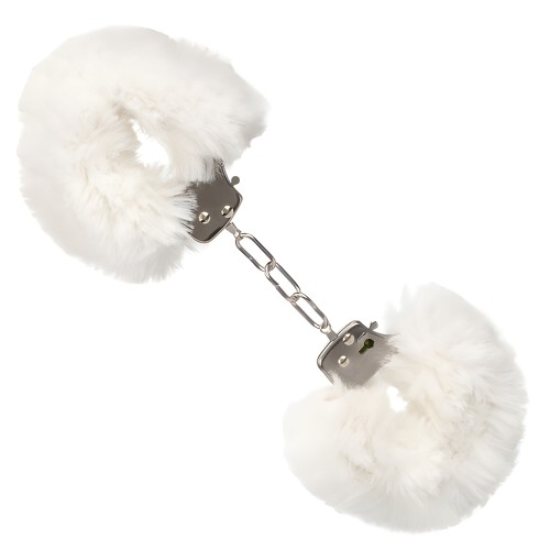 Ultra Fluffy Furry Cuffs - White