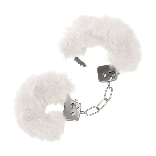 Ultra Fluffy Furry Cuffs - White