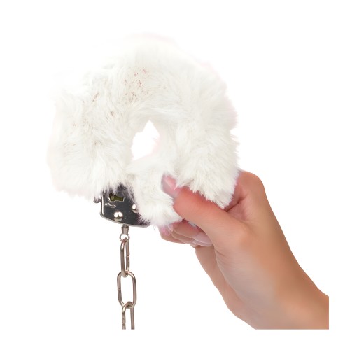 Ultra Fluffy Furry Cuffs - White
