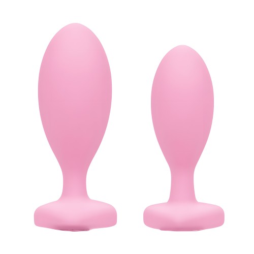 Duo de Plug Anal Cristal Primeriza - Perfecto para Principiantes