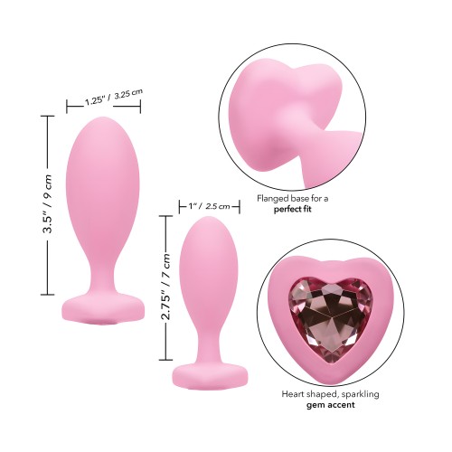 Duo de Plug Anal Cristal Primeriza - Perfecto para Principiantes