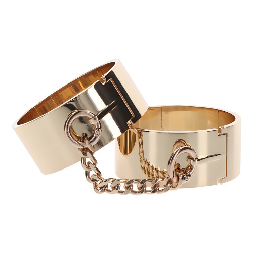 Taboom Dona Slave Wrist Cuffs - Gold