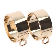 Taboom Dona Slave Wrist Cuffs - Gold