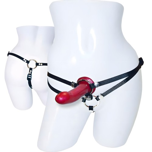 SportSheets Menage A Trois Double Presentation Harness With Dildo