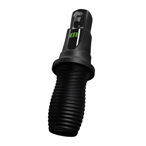 3RD Base Vibrating Rotating Masturbator - Black