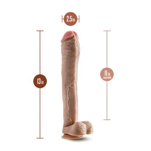 Dildo Dr. Skin Mr. Ed 13 Pulgadas Con Testículos