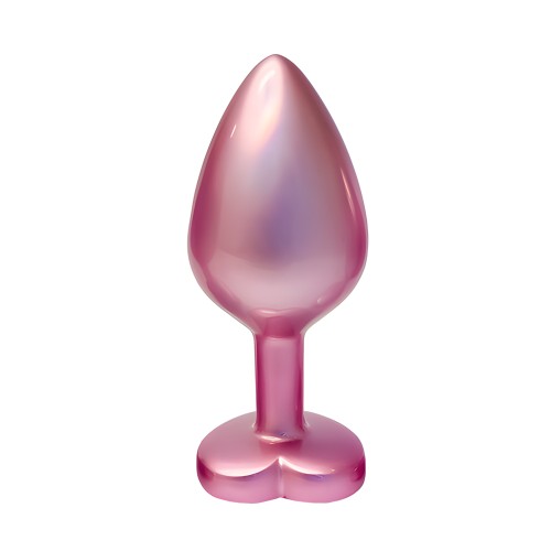 Plug Anal Medio Gleaming Love Pearl Rosa