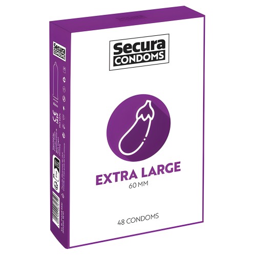 Secura Condones 48 Pack Extra Grande