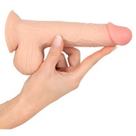 Nature Skin Dildo With Movable Skin 19cm