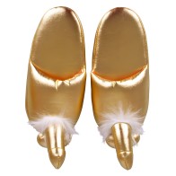 Zapatillas de Penis Doradas