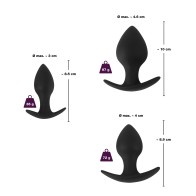 You2Toys Black Velvet Silicone Three Piece Anal Training Set