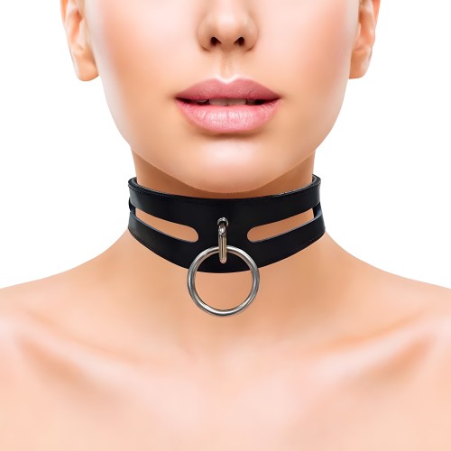 Collar de Cuero Bondage Rouge