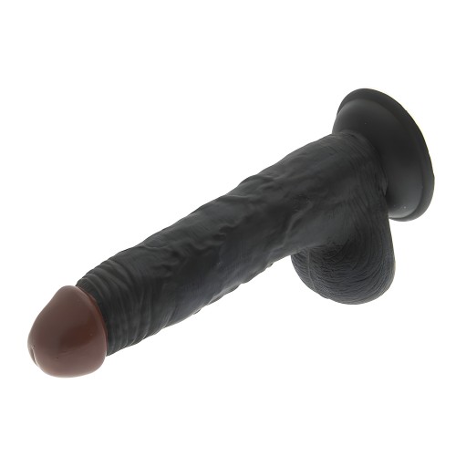 Hoodlum Dildo Negro Realista de 8.5 Pulgadas