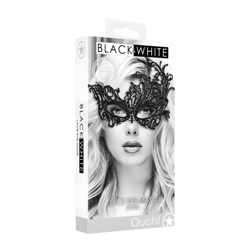 Ouch Lace Eye Mask Royal - Seductive Black Design