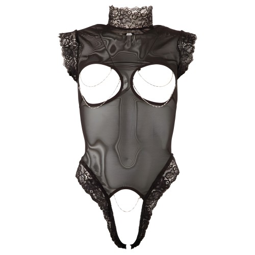 Body transparente sin copas y sin entrepierna Cottelli