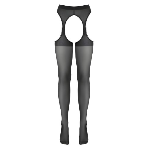 Cottelli Collection Suspender Stockings - Medium - Black